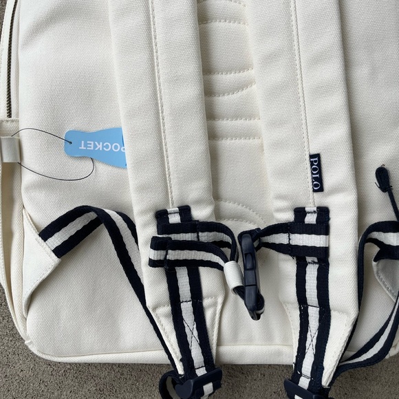 Polo Ralph Lauren flag appliqué canvas backpack NWT main image 3